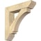 Ekena Millwork Imperial Slat Rough Sawn Bracket w/ Offset Brace, Douglas Fir, 8"W x 34"D x 34"H BKT0806X34X34IMP06RDF - alternate 1
